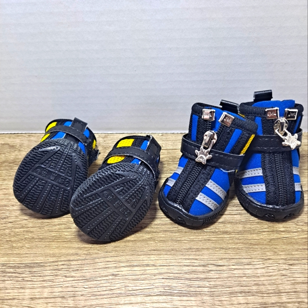 Dogs Sport Shoes Durable Paw Protector, shoes reflective booties anti-slip #3